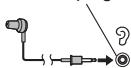 PANASONIC RF-U300 - Listening to sound via earphone (not included) - 1