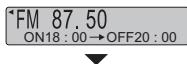 PANASONIC RF-U300 - Überprüfen der Timer-Einstellungen bei ausgeschaltetem Gerät - 2