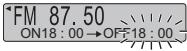 PANASONIC RF-U300 - Régler les temps de minuterie - 10