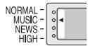 PANASONIC RF-U300 - Sélection de la qualité sonore appropriée au type de diffusion - 2