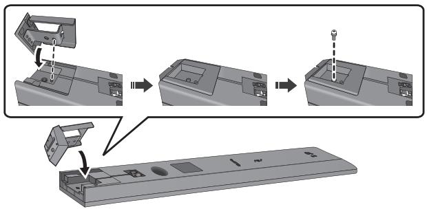PANASONIC SC-HTB570EGS - Positionieren Sie die Lautsprecher in der Senkrechten - 3