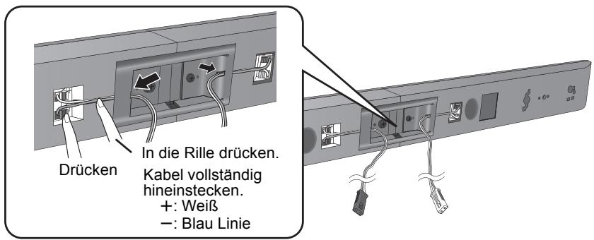 PANASONIC SC-HTB570EGS - Positionieren Sie die Laufsprecher in der Waagerechten - 2