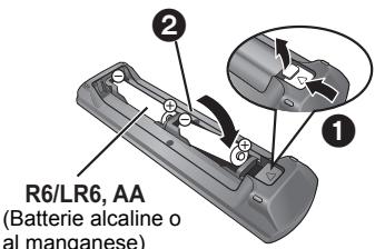 R6/LR6, AA (Batterie alcaline o al manganese)
