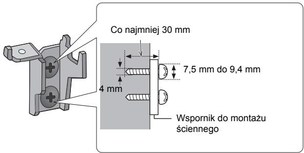 PANASONIC SCHC35EP - Przymocuj wspornik do montazu sciennego do sciany za pomocaj 2 srub (Z obu stron) - 1
