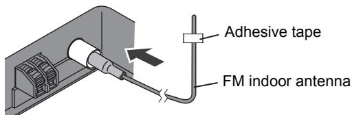 PANASONIC SCHC35EP - Connect the FM indoor antenna. - 1
