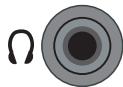 PANASONIC SCHC35EP - Connect the headphones (not supplied) - 1