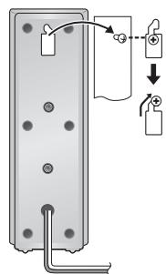 PANASONIC SCHT441W - ■ Attaching to a wall - 2