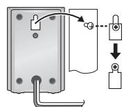 PANASONIC SCHT441W - ■ Attaching to a wall - 4
