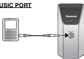 PANASONIC SCHT441W - Using the Music Port - 2