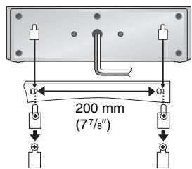 PANASONIC SCHT441W - ■ Attaching to a wall - 3
