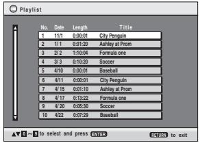 PANASONIC SCHT692 - Playing a play list - 1