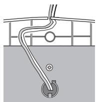 PANASONIC SCHT833V - Secure the speaker cable to the base. - 1