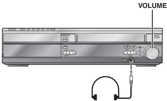 PANASONIC SCHT833V - Reduce the volume and connect the headphones (not included). - 1
