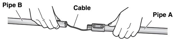 PANASONIC SCHT833V - Assemble the pipes. - 2