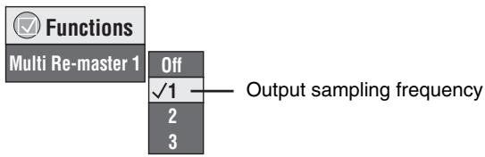 PANASONIC SCHT833V - Press [SHIFT]+[MULTI RE-MASTER] several times to select “1” “2” or “3”. - 1