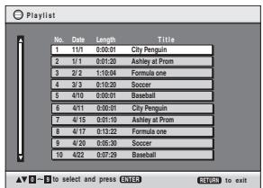 PANASONIC SCHT833V - Playing a play list - 1