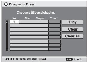 PANASONIC SCHT928 - ■ Program play (up to 24 items) - 1