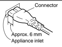 PANASONIC SHDX1200 - Insertion of connector - 1