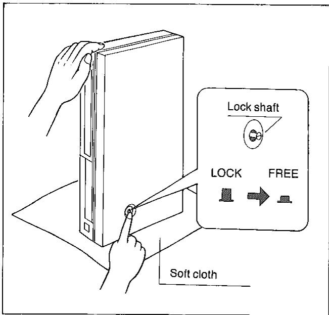 Lock shaft LOCK FREE Soft cloth