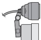 PANASONIC TY-CC20W - Installazione della telecamera sul teilevisore - 1