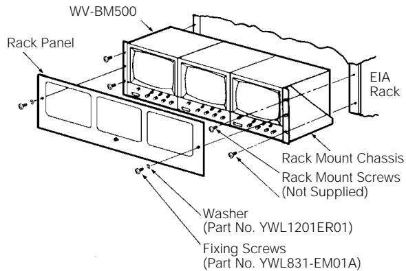 PANASONIC WVBM500 - Mounting into EIA Standard 19" Rack - 1