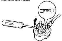 PANASONIC WVBM500 - How to replace the fuse - 1