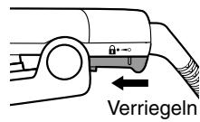 PANASONIC EH-HS95 - Schlieben Sie zum Unterbringen die Stylingplatte (G) mit der Verriegelung (D). - 1