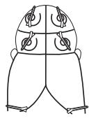 PANASONIC EH-HW32 - Wie Sie ihre Haarsträhen abteilen - 5