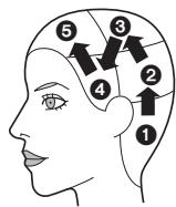 PANASONIC EH-HW32 - Styling-Reihenfolge - 1