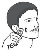 PANASONIC ER-GB40 - Cutting your vellus hair - 1