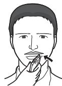 PANASONIC ER-GB40 - Dar forma ao bigode - 2