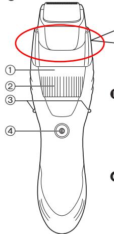 PANASONIC ER-GB40 - Parts identification - 1