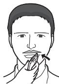 PANASONIC ER-GB40 - Modeler votre moustache - 2