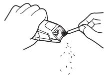 PANASONIC ER-GB40 - Cleaning with the brush - 2