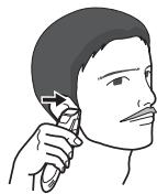 PANASONIC ER-GB40 - Modeler votre moustache - 4