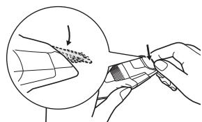 PANASONIC ER-GB40 - Remounting the blade - 1