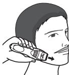 PANASONIC ER-GB40 - Modeler votre moustache - 3