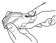 PANASONIC ER-GC20 - Entfernen des Kammaufsatzes - 1