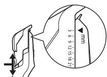 PANASONIC ER-GC20 - Réglage du sabot - 1