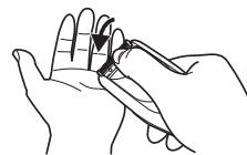 PANASONIC ER-GC20 - Pulizia del tagliacapelli sulla lame - 1