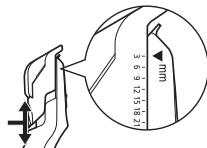 PANASONIC ER-GC20 - Einstellen des Kammaufsatzes - 1