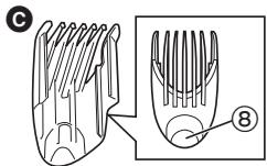 PANASONIC ER-GC20 - Identificazione dei componenti - 3