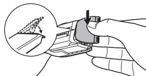 PANASONIC ER-GC20 - Wiedereinsetzen der Klinge - 1