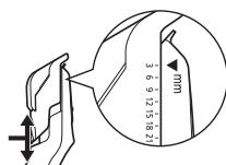PANASONIC ER-GC20 - Adjusting the comb attachment - 1