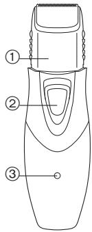 PANASONIC ER-GY10 - Identificacion de las partes - 1