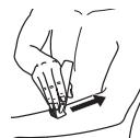 PANASONIC ER-GY10 - Come accorciare i peli del corpo - 2