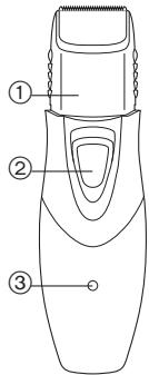 PANASONIC ER-GY10 - Identificazione dei componenti - 1