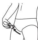 PANASONIC ER-GY10 - Come accoriare i peli della zona ascelle/bikini - 3