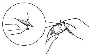 PANASONIC ER-GY10 - Remounting the blade - 1