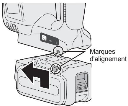 PANASONIC EY-4550 - Fixation ou retrait de la batterie autonome - 1